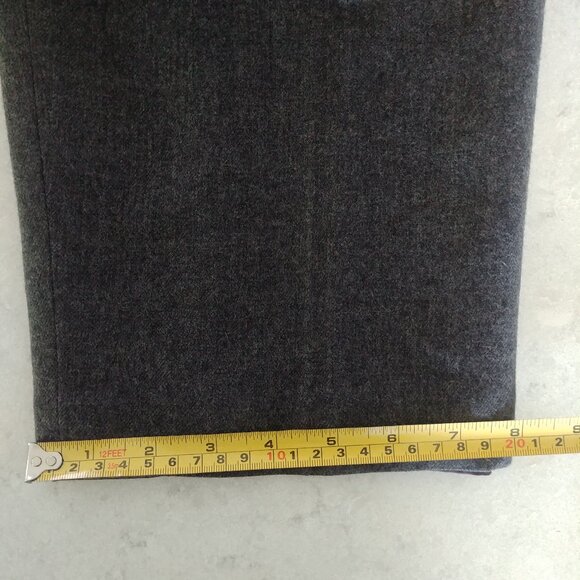 Vintage Liz Claiborne 100% wool grey pants Vintage 16 run Small - Picture 7 of 15